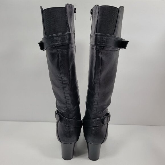 Cliffs By White Mountain Women's Black Tall High Boots US Size 7.5M - Picture 4 of 12
